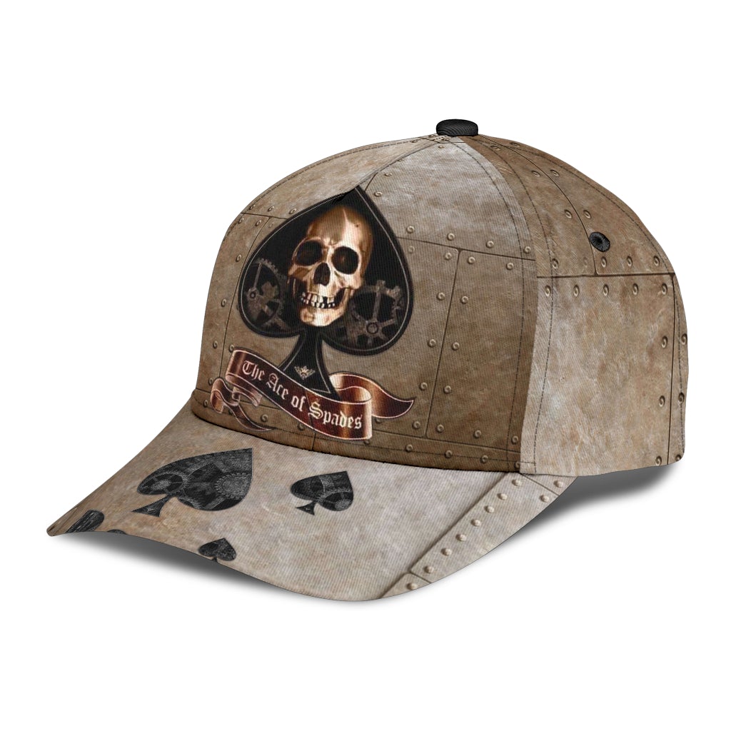 Skull Ace Of Spades Vibes – Classic Cap
