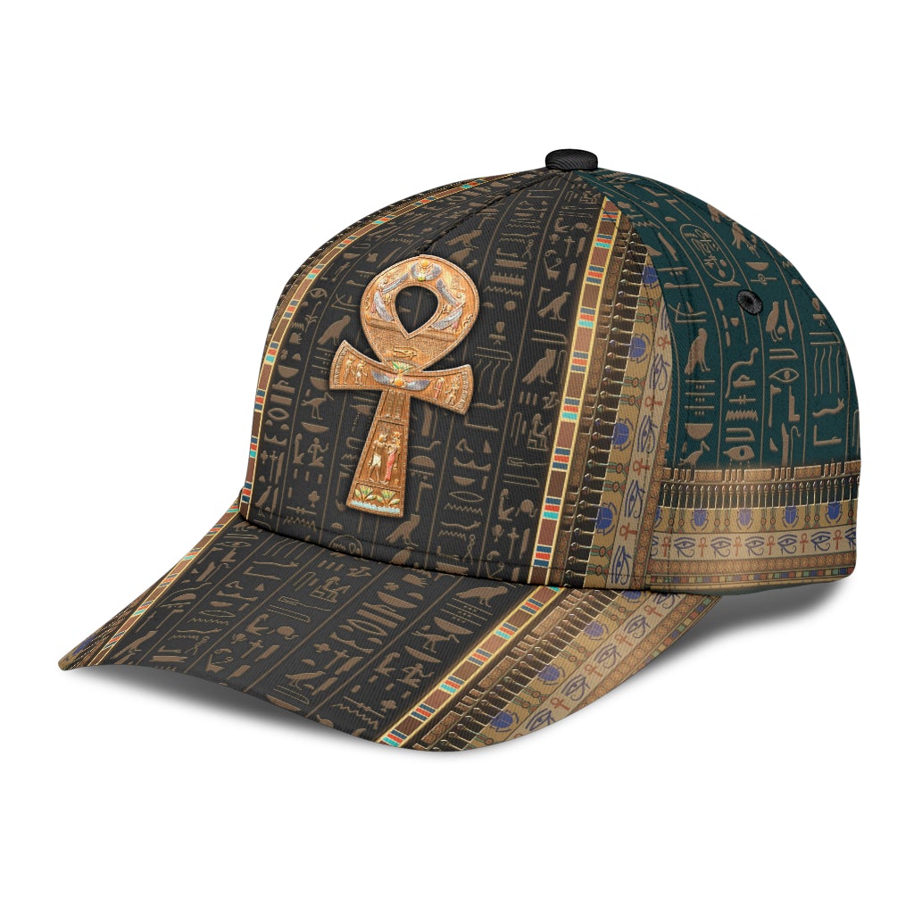 Ancient Egypt Ankh Pattern – Classic Cap