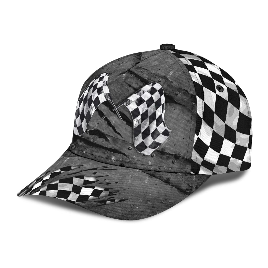 Racing Flag Crack Motorsport Style – Classic Cap