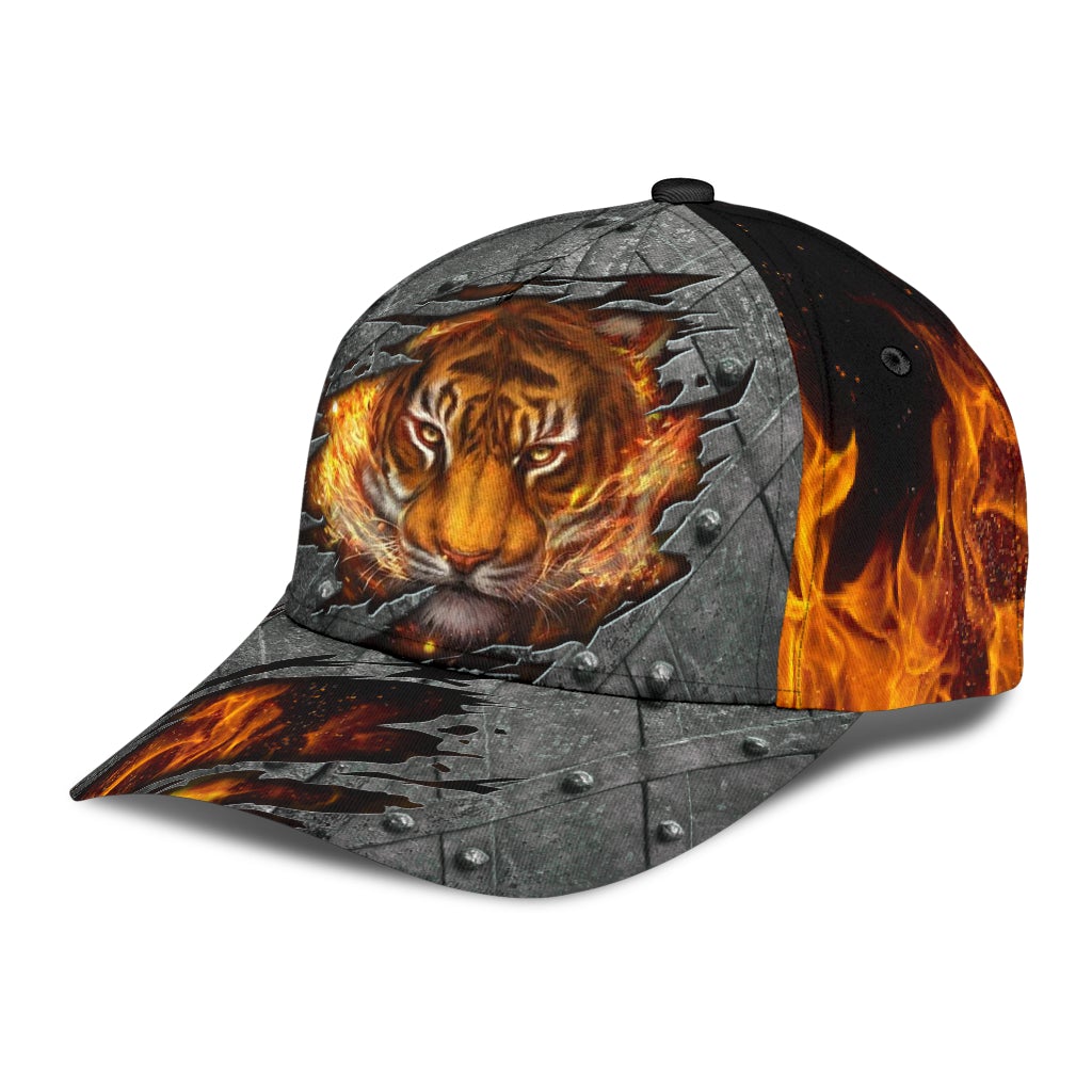 Fire Tiger Lava Energy Style – Classic Cap