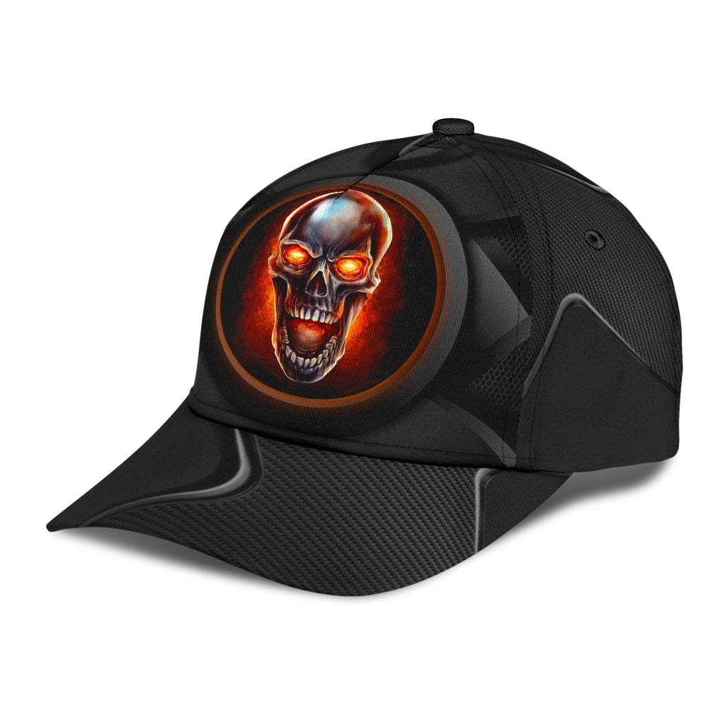 Evil Skull Dark Horror Style – Classic Cap