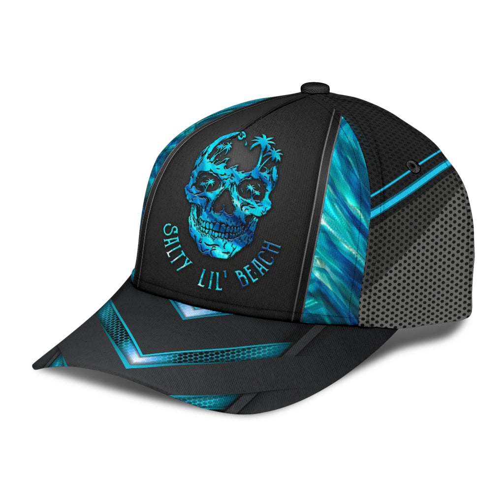 Skull Salty Beach Vibes – Classic Cap