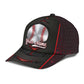 Custom Baseball Silver Pattern Personalized Name – Classic Cap