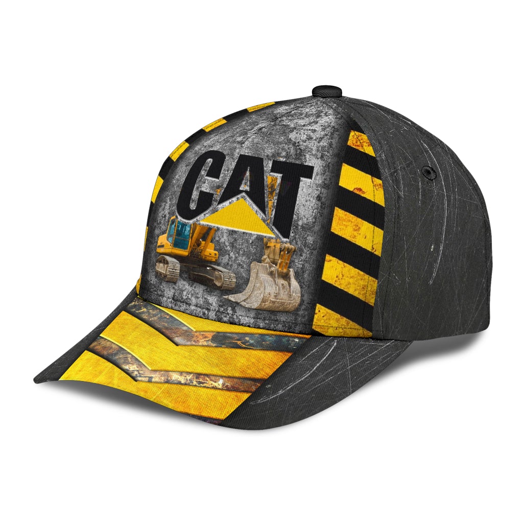 Cat Excavator Funny Work Machine Theme – Classic Cap