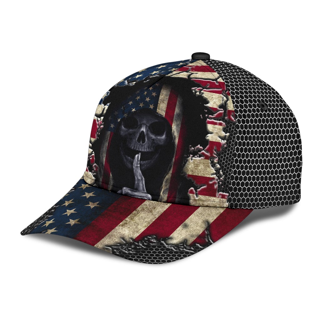 American Skull Crack Carbon – Classic Cap
