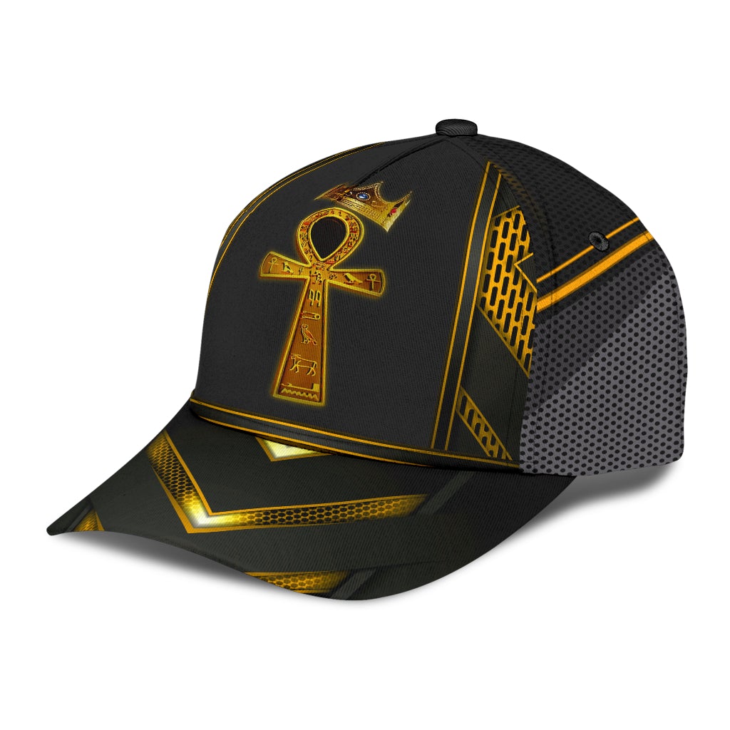 Ancient Egypt Ankh Symbol Style – Classic Cap