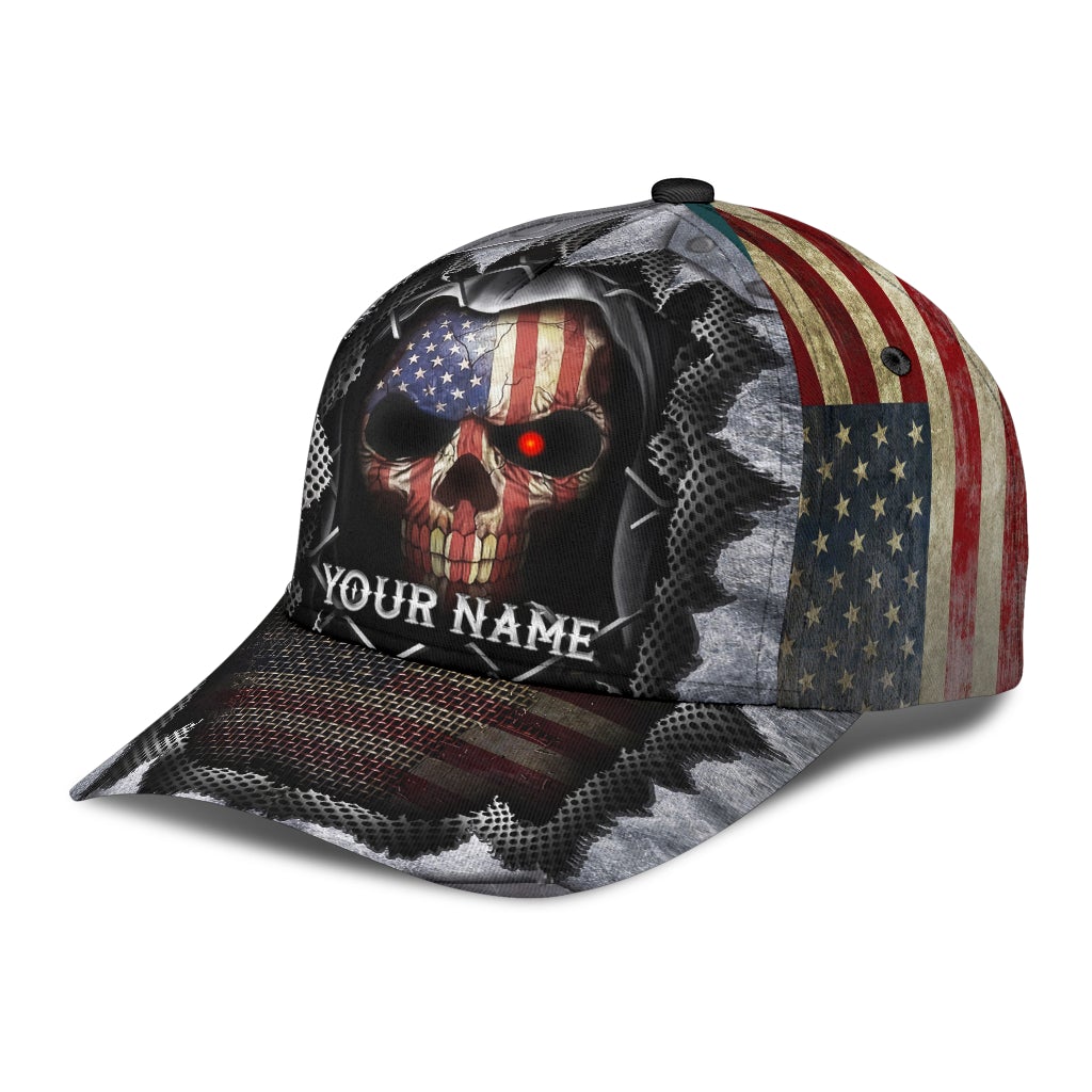 Custom Skull American Crack – Classic Cap