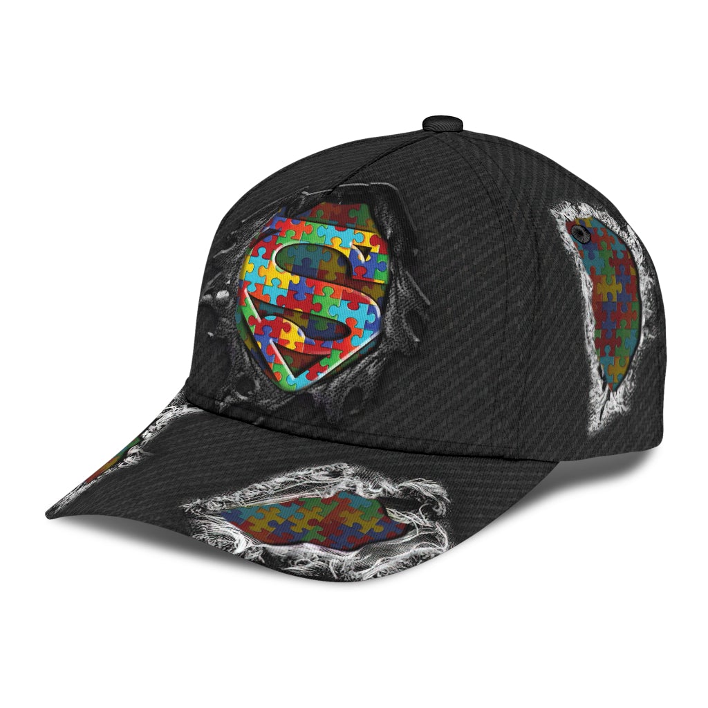 Autism Jean Pattern Awareness Style – Classic Cap