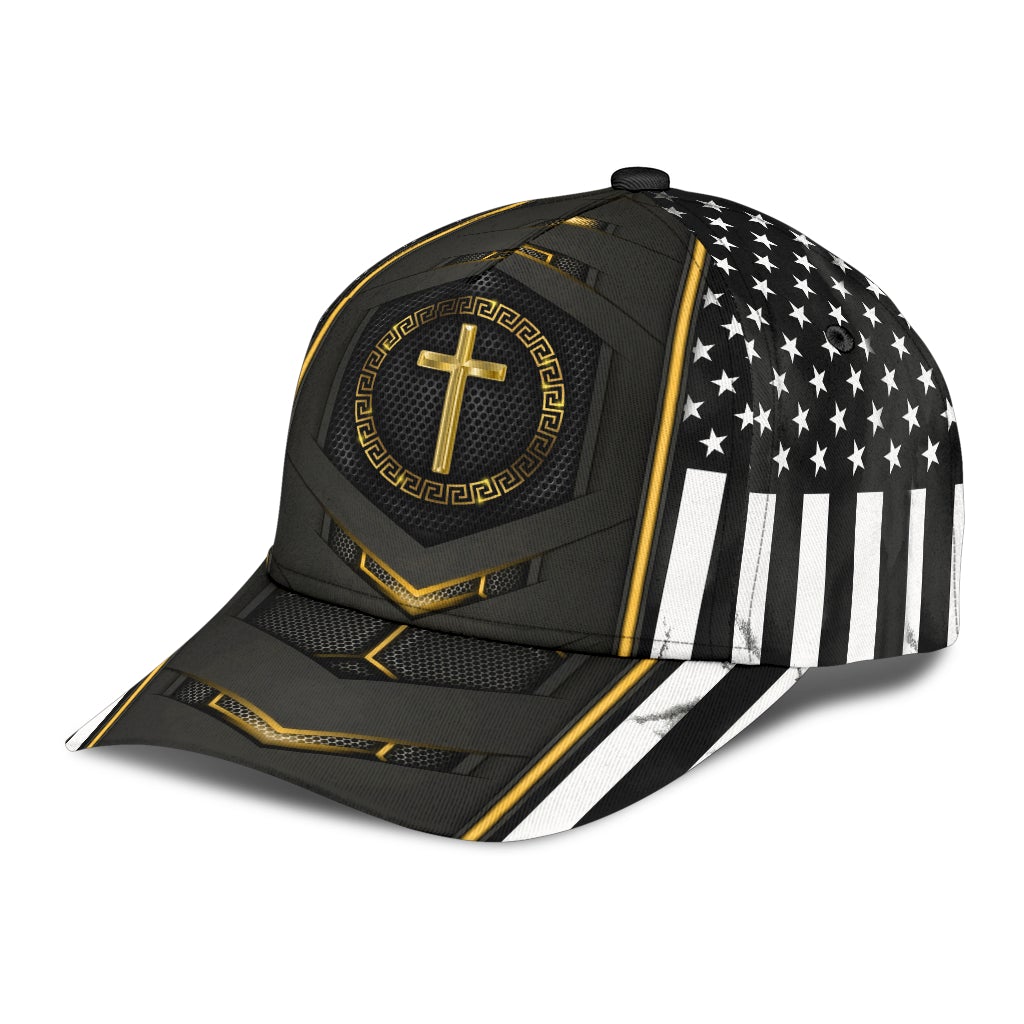 Faith Gold Flag Carbon American – Classic Cap