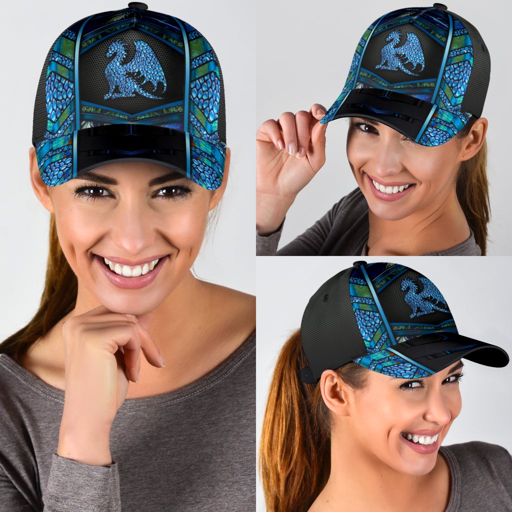 Flower Dragon Fantasy Nature Style – Classic Cap