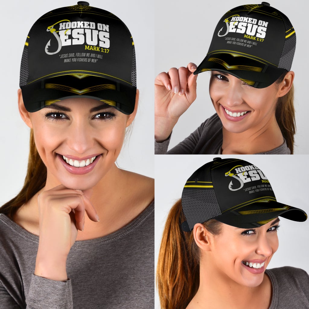 Faith Fishing Hooked Message – Classic Cap