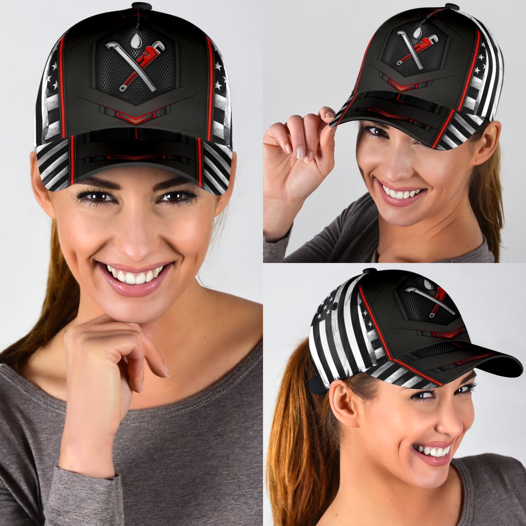 Plumber Red Flag Workwear Style – Classic Cap