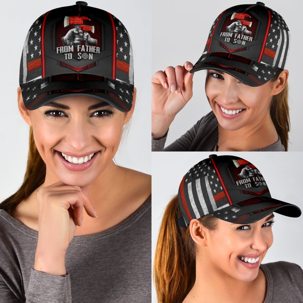 Firefighter Father To Son – Classic Cap