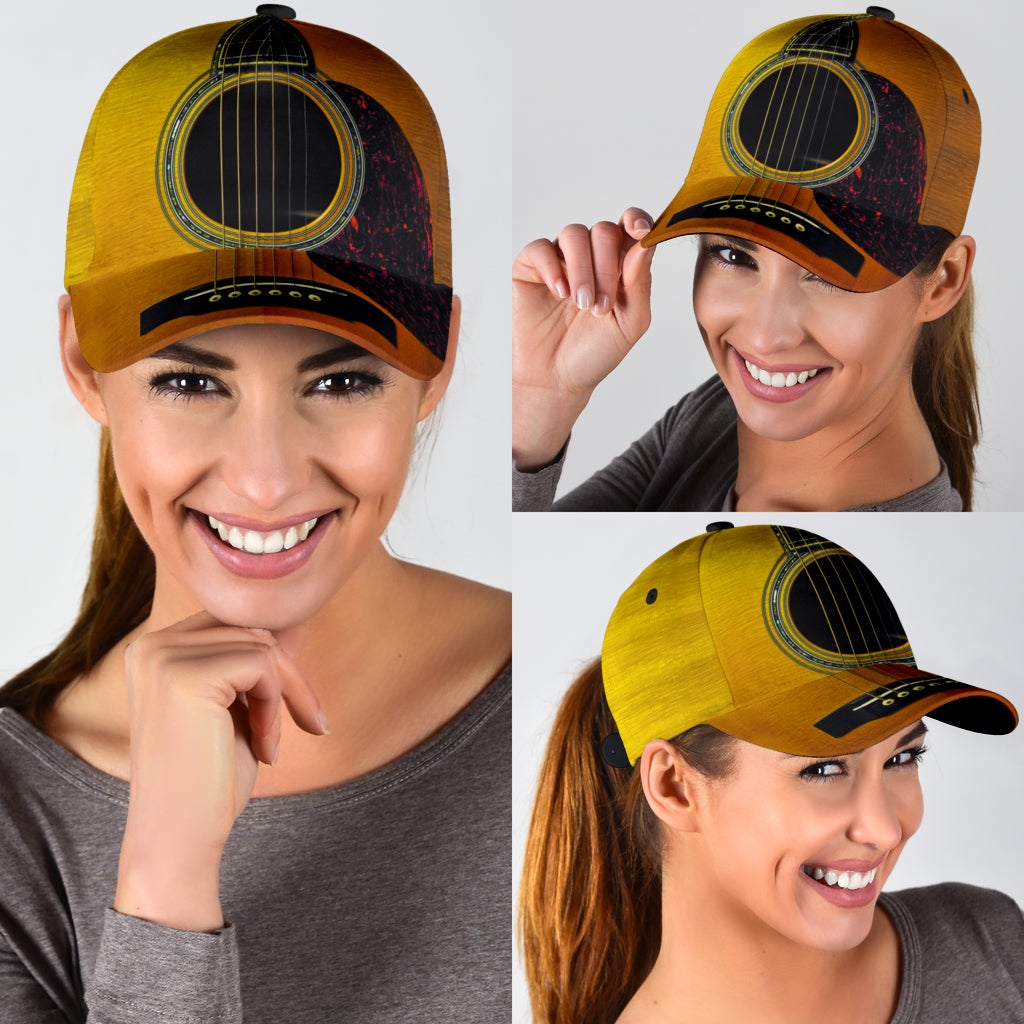 Guitar Gift Music Lover Style – Classic Cap