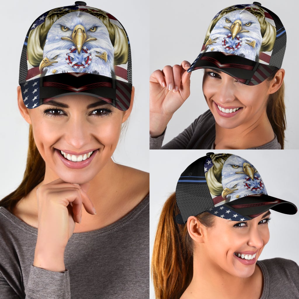 God Bless America Faith Patriot Style – Classic Cap