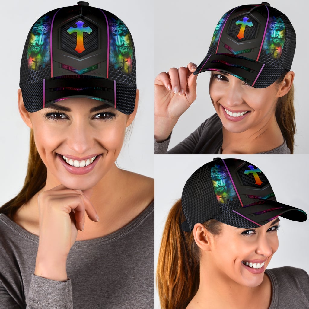 Faith Cross Metal Tear Style – Classic Cap