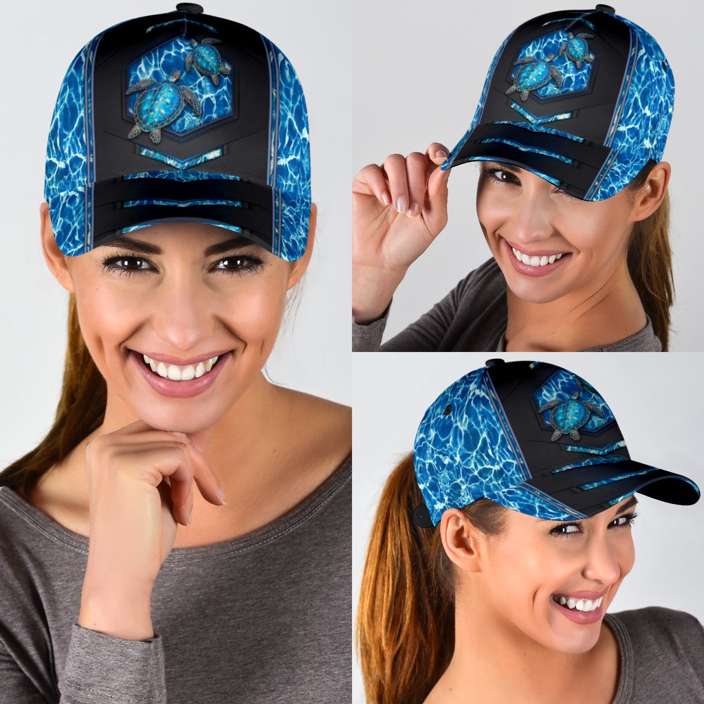 Turtle Lover Ocean Nature Style – Classic Cap