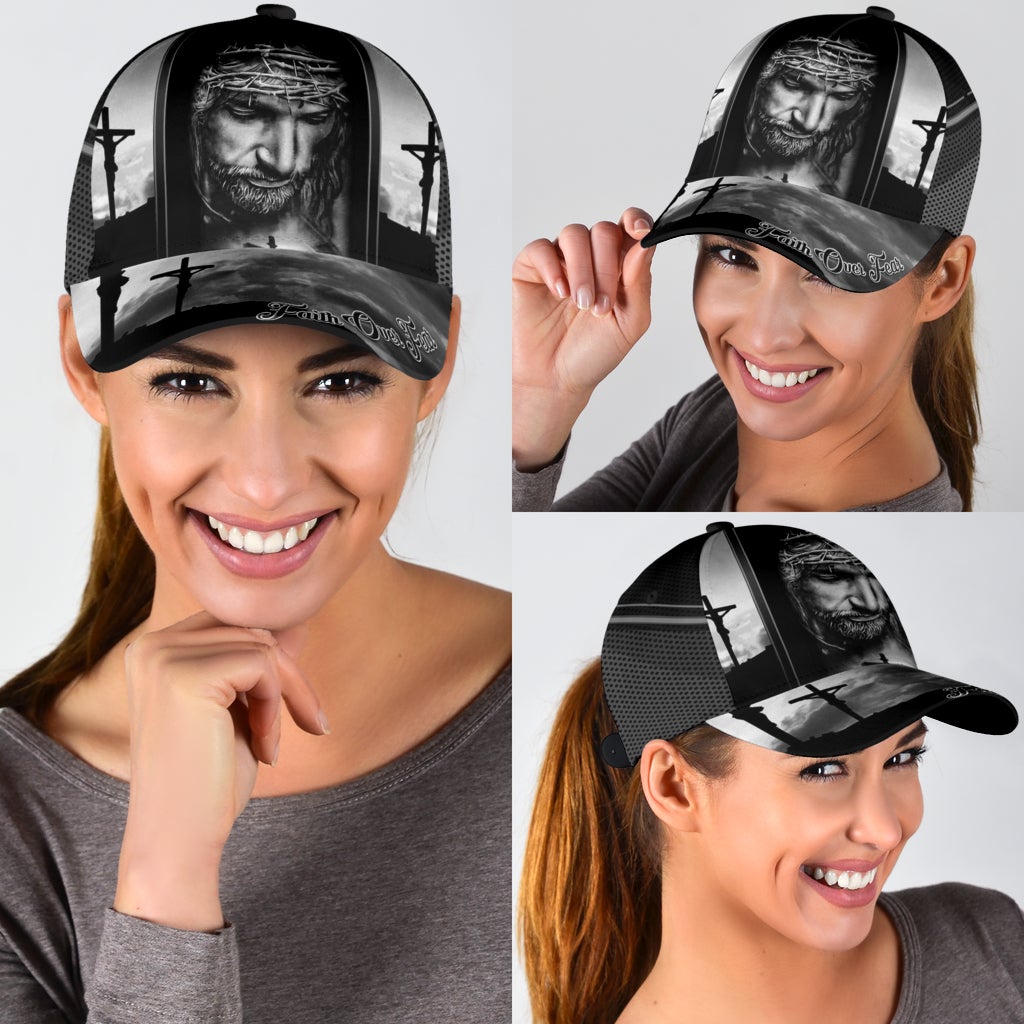 Faith Over Fear Message – Classic Cap