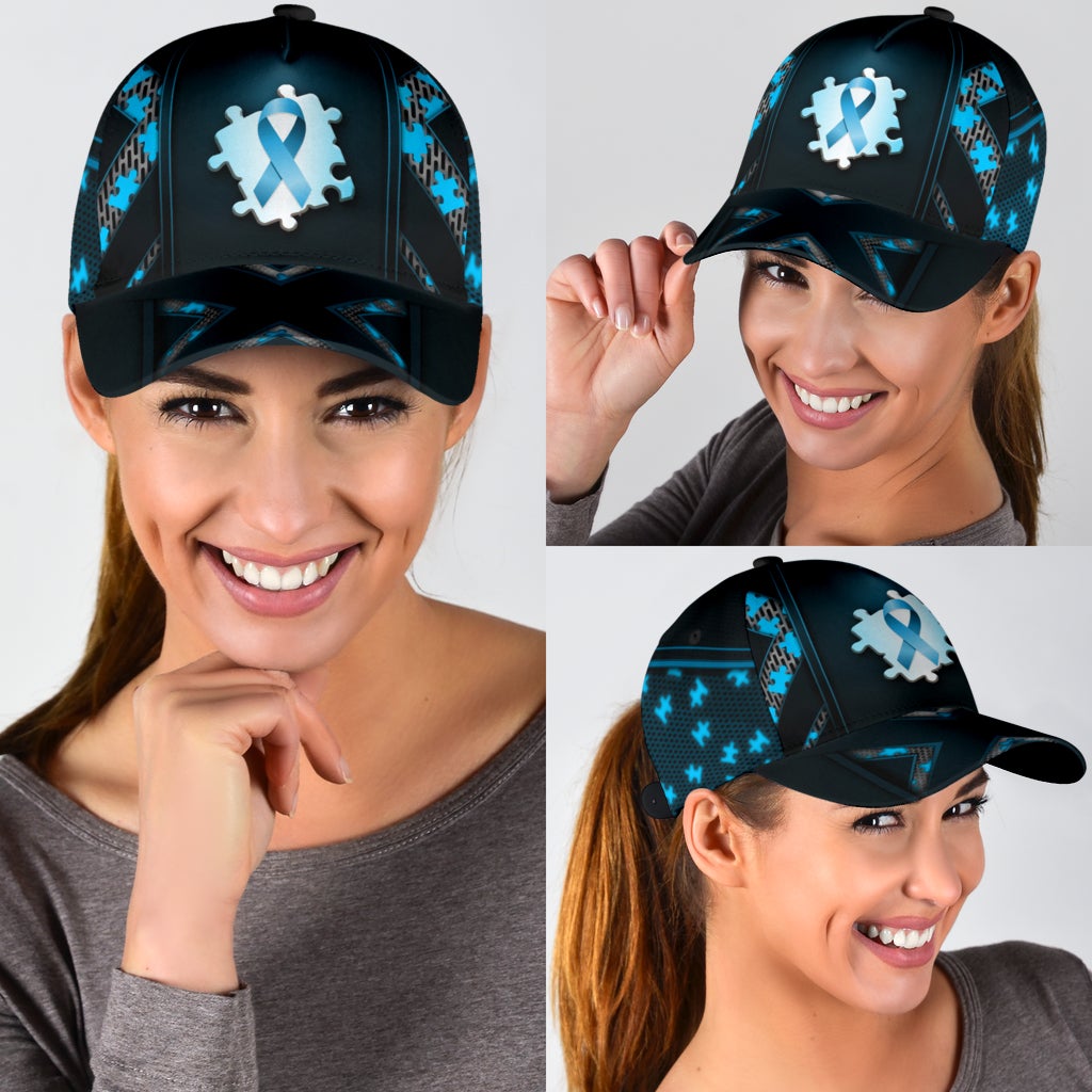 Autism Awareness Blue Support Style – Classic Cap