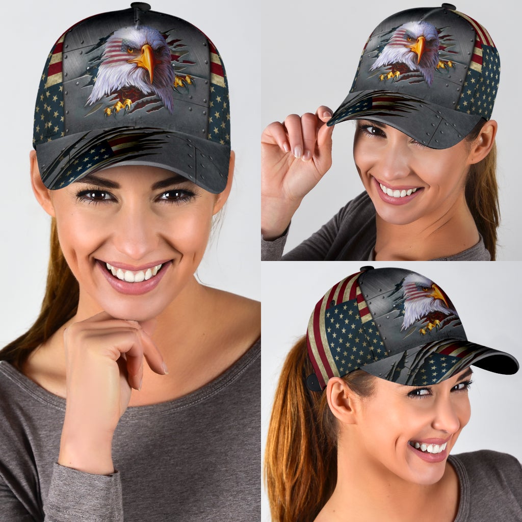 Eagle Proud American Flag – Classic Cap