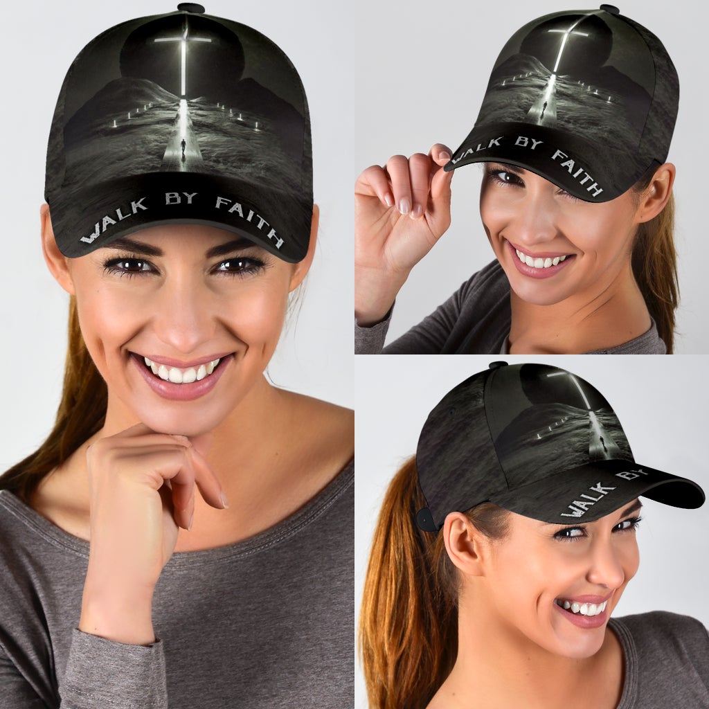 Walk By Faith Black Style – Classic Cap