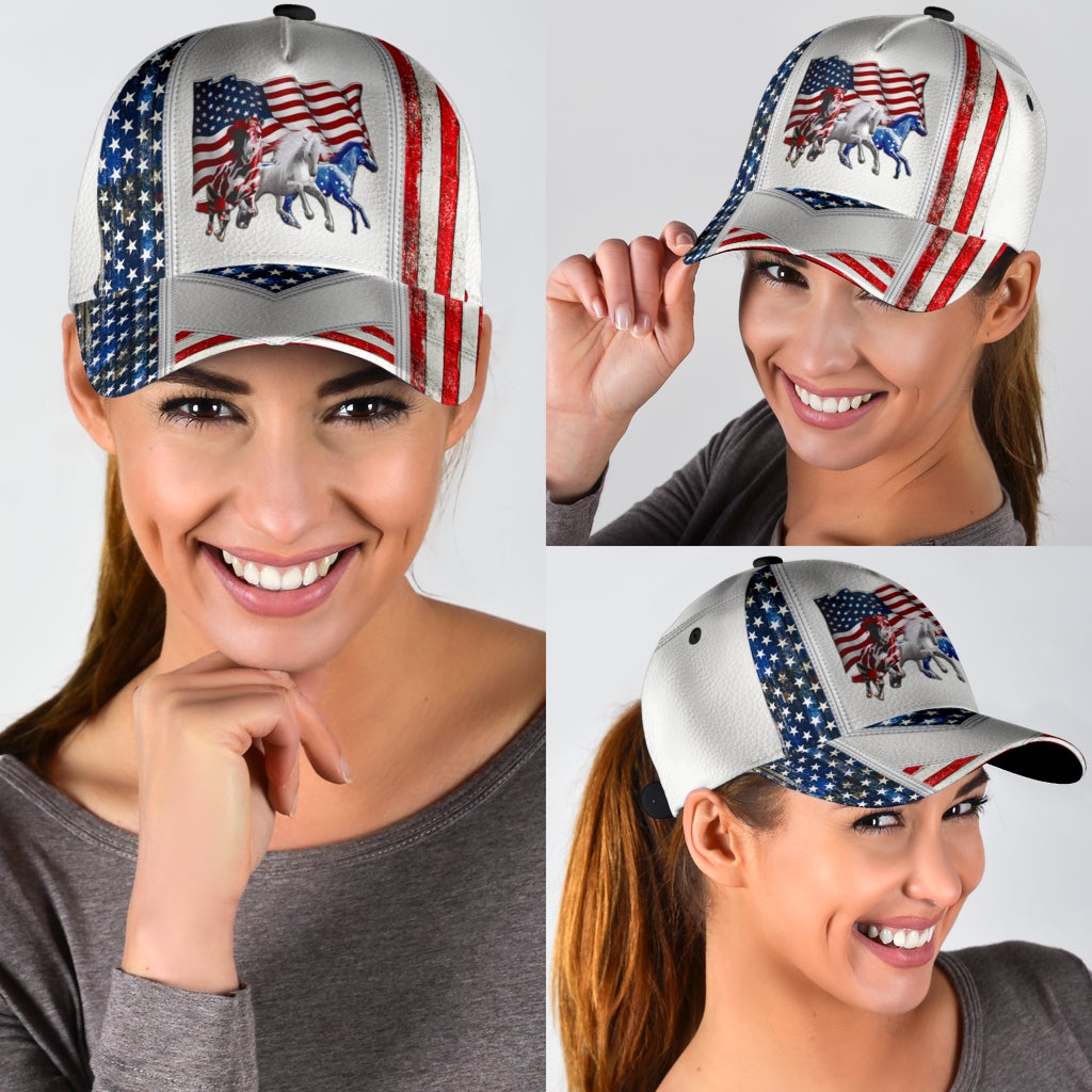 White American Horses Freedom Style – Classic Cap