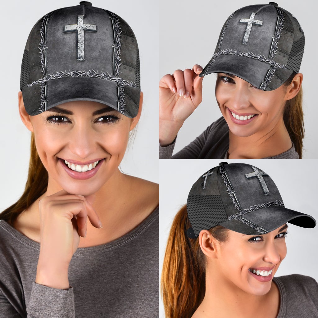Faith Savior Silver Metal – Classic Cap