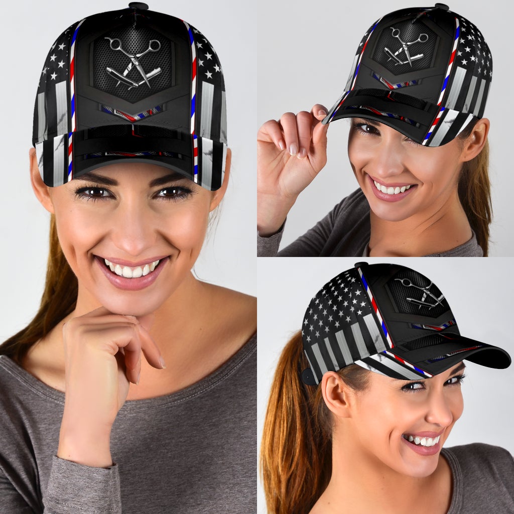 Barber Flag Carbon Professional Style – Classic Cap