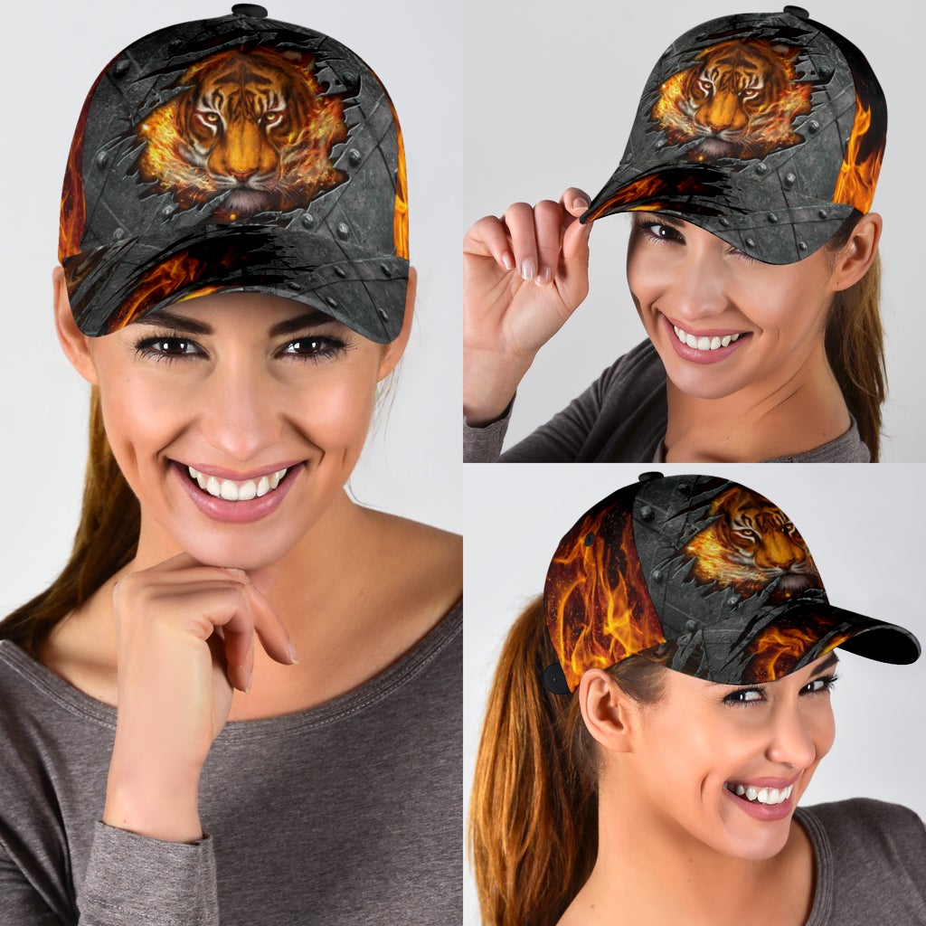 Fire Tiger Lava Energy Style – Classic Cap