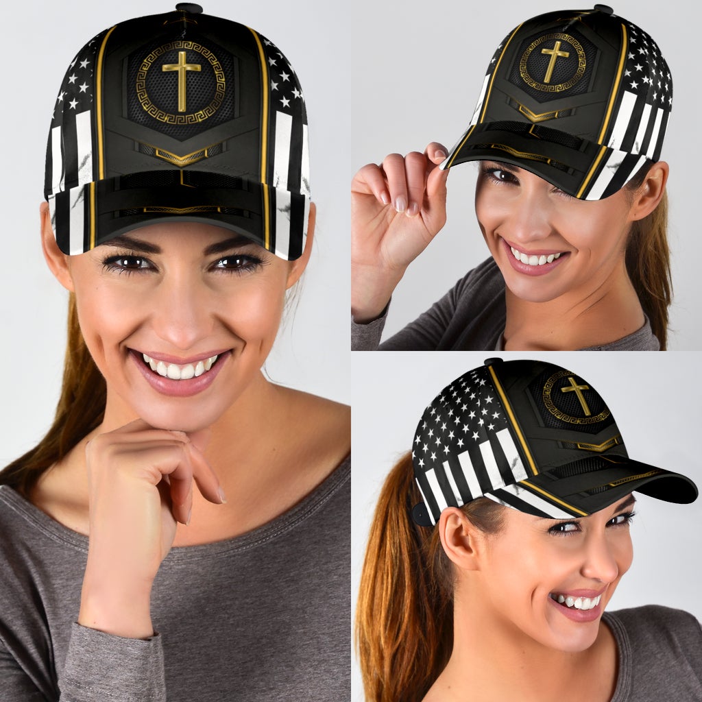 Faith Gold Flag Carbon American – Classic Cap