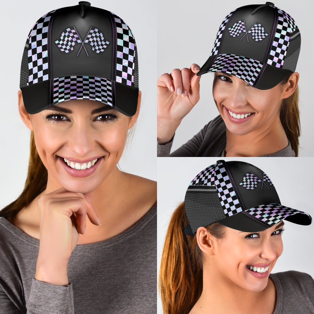 Hologram Pattern Racing Futuristic Style – Classic Cap