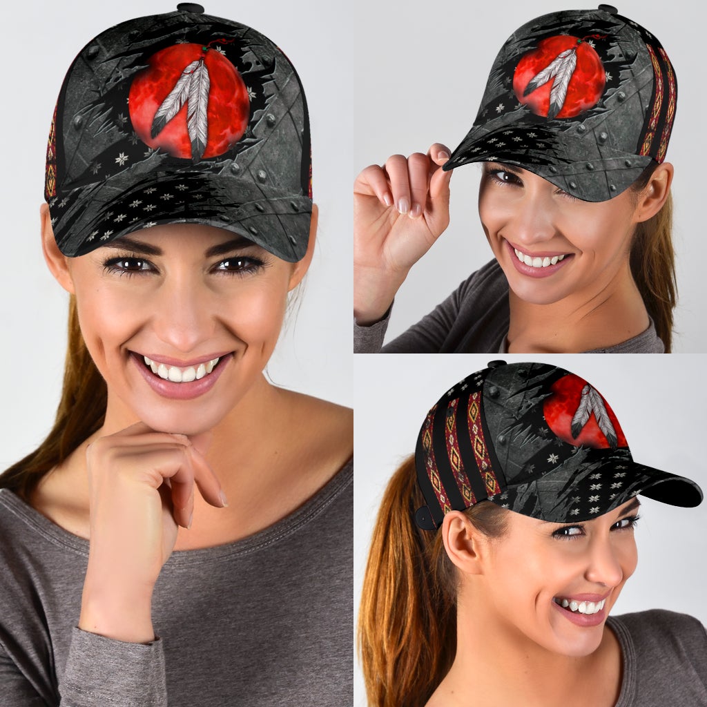 Never Underestimate Native Blood – Classic Cap