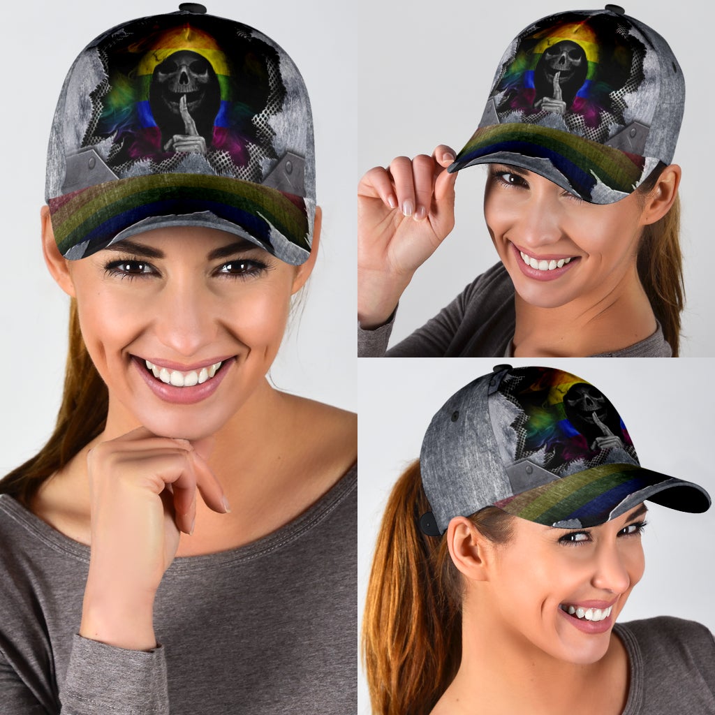 LGBT Skull Fantasy Pride Style – Classic Cap