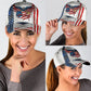 Custom Proud American Eagle Personalized Name – Classic Cap
