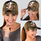Lion Lamb Faith Cross American Flag – Classic Cap