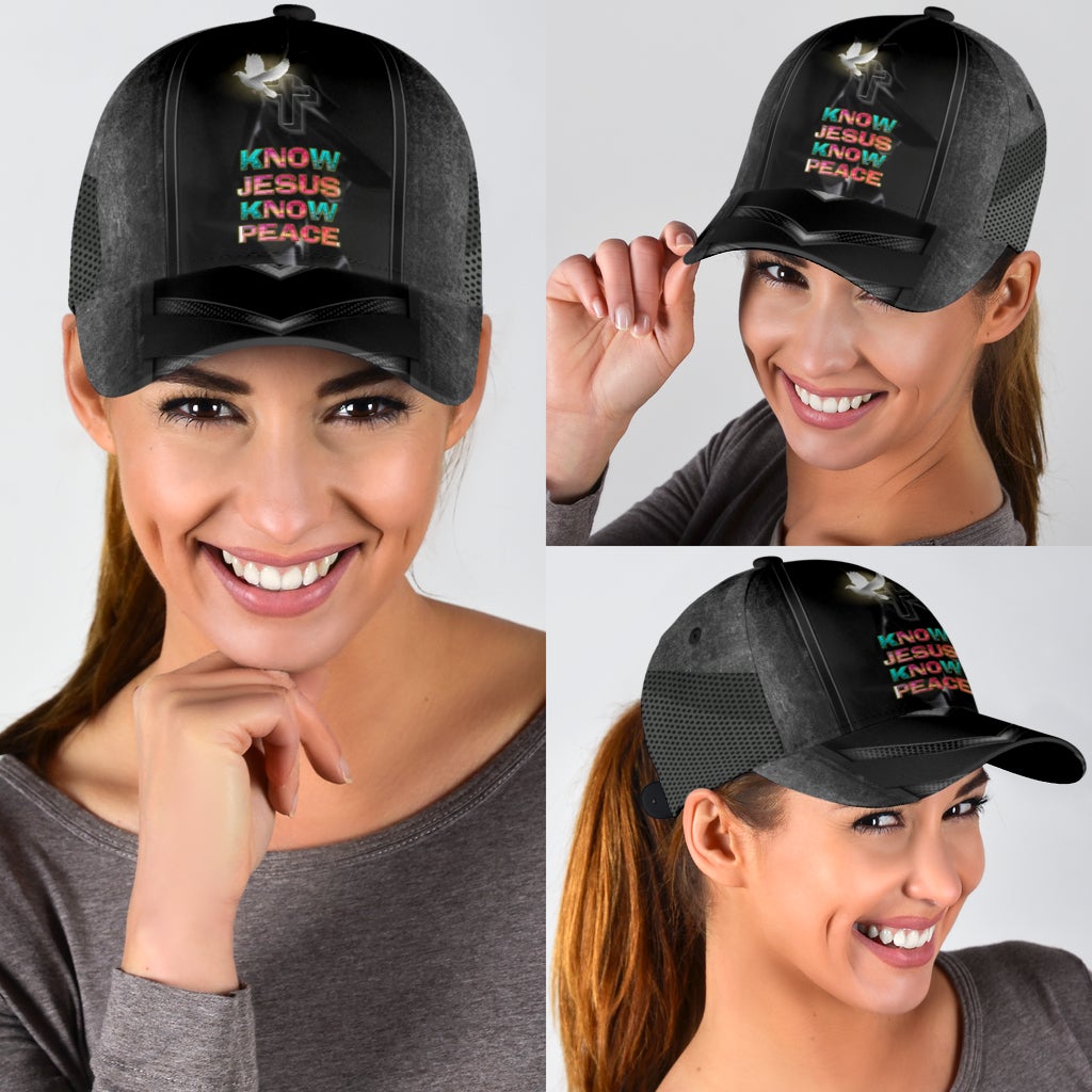 Faith Brings Peace Message – Classic Cap