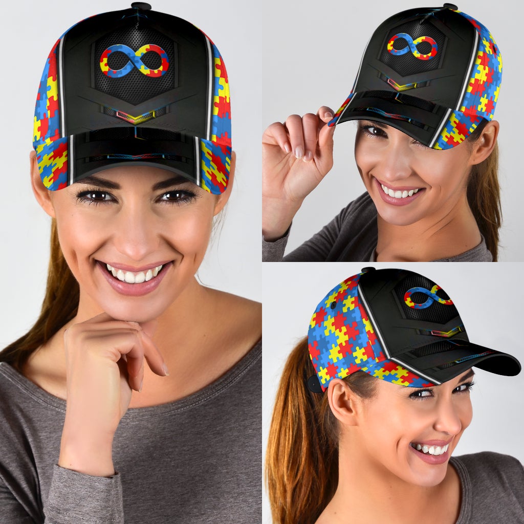 Autism Awareness Carbon Support Style – Classic Cap