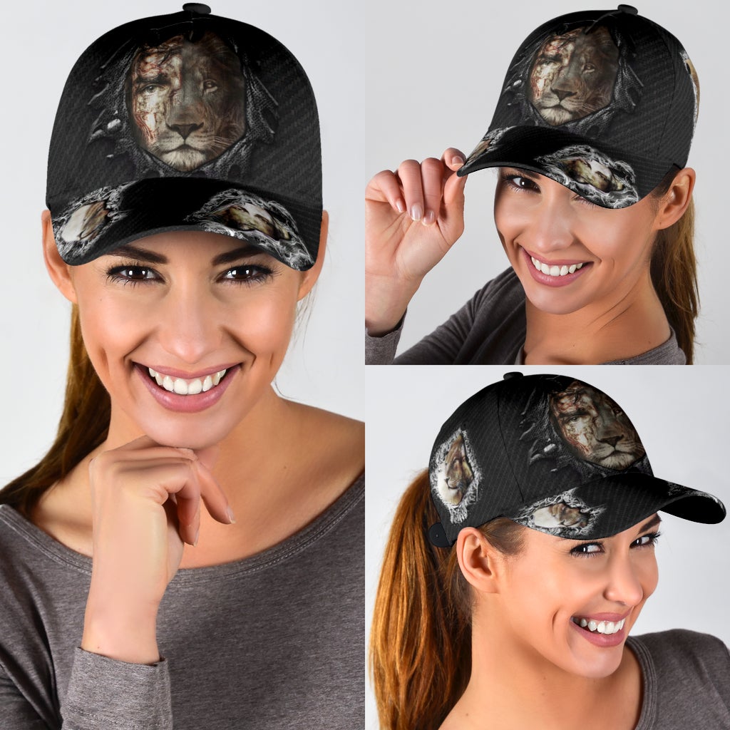 Faith Lion Jean Torn Vibes – Classic Cap