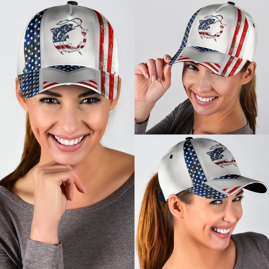 White American Fishing Outdoor Style – Classic Cap