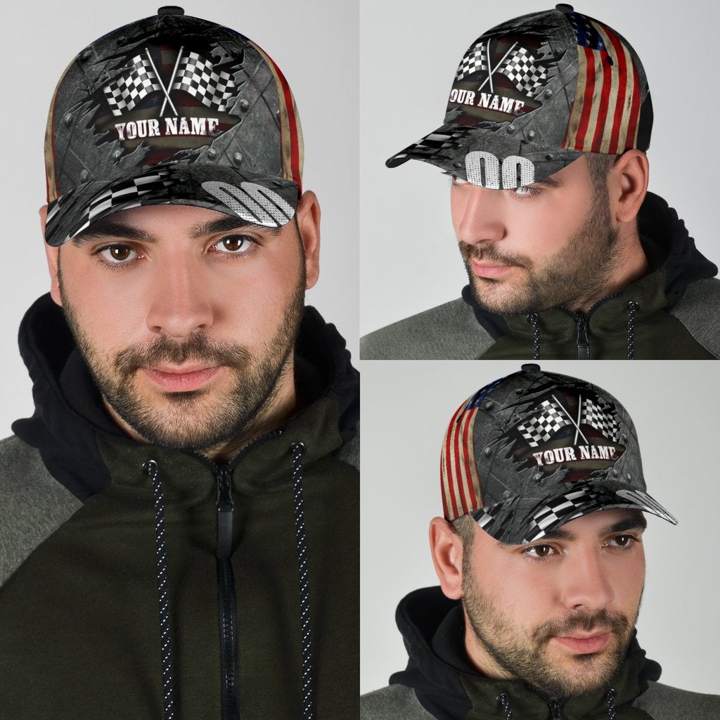 Custom Crack Racing Personalized Name Number – Classic Cap