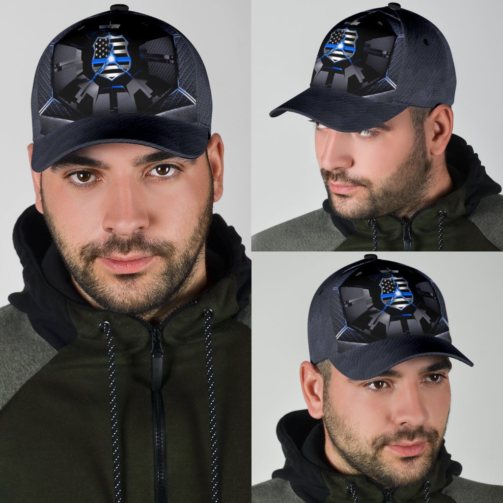 Back The Blue Hexagonal Police – Classic Cap