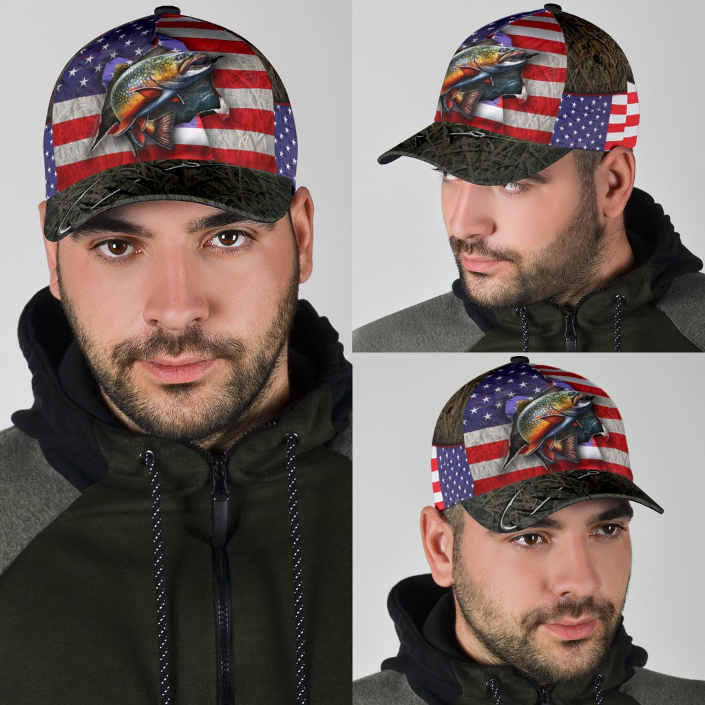 Fly Fishing American Flag – Classic Cap