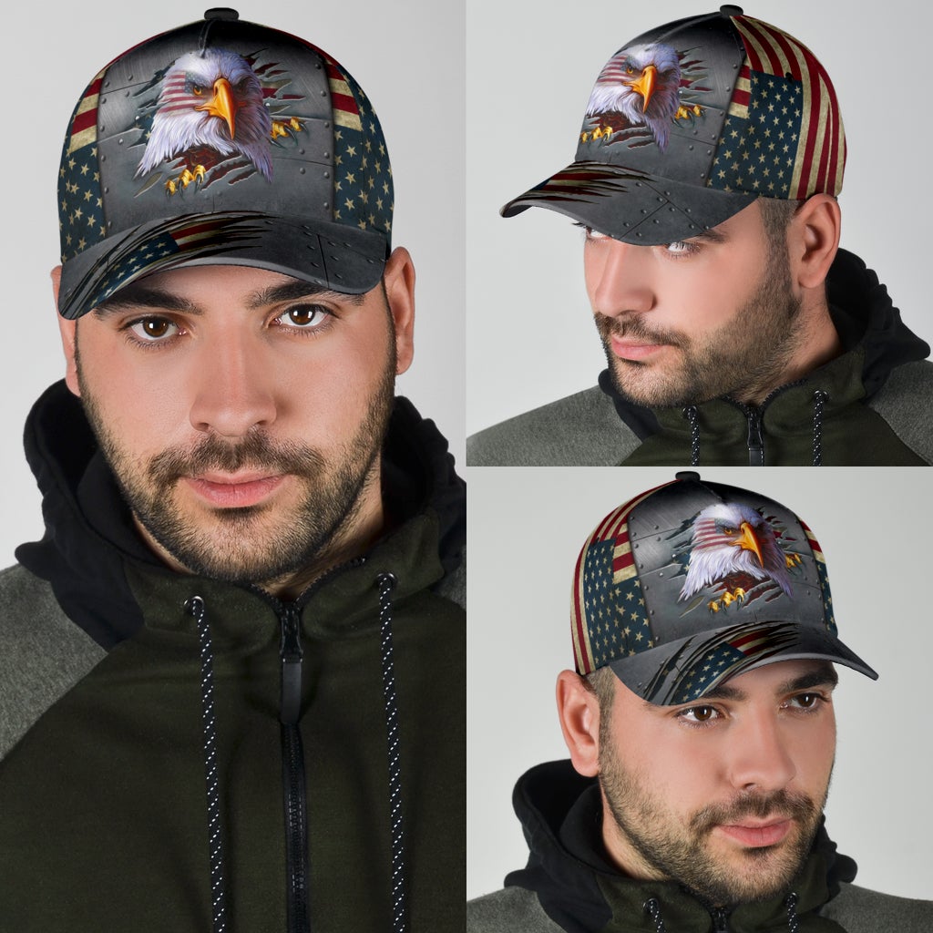 Eagle Proud American Flag – Classic Cap