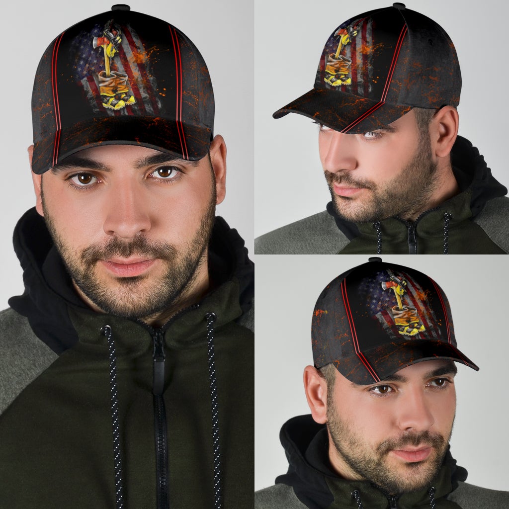 Proud Firefighter Hero Tribute Theme – Classic Cap