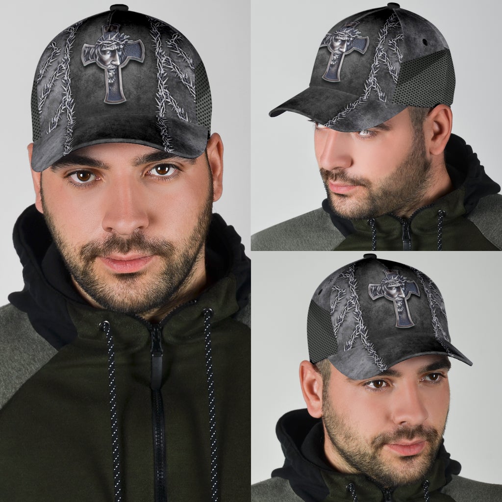 King Of The Jesus Cross Faith Style – Classic Cap