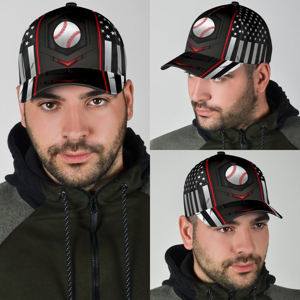 Baseball Red Flag Carbon – Classic Cap