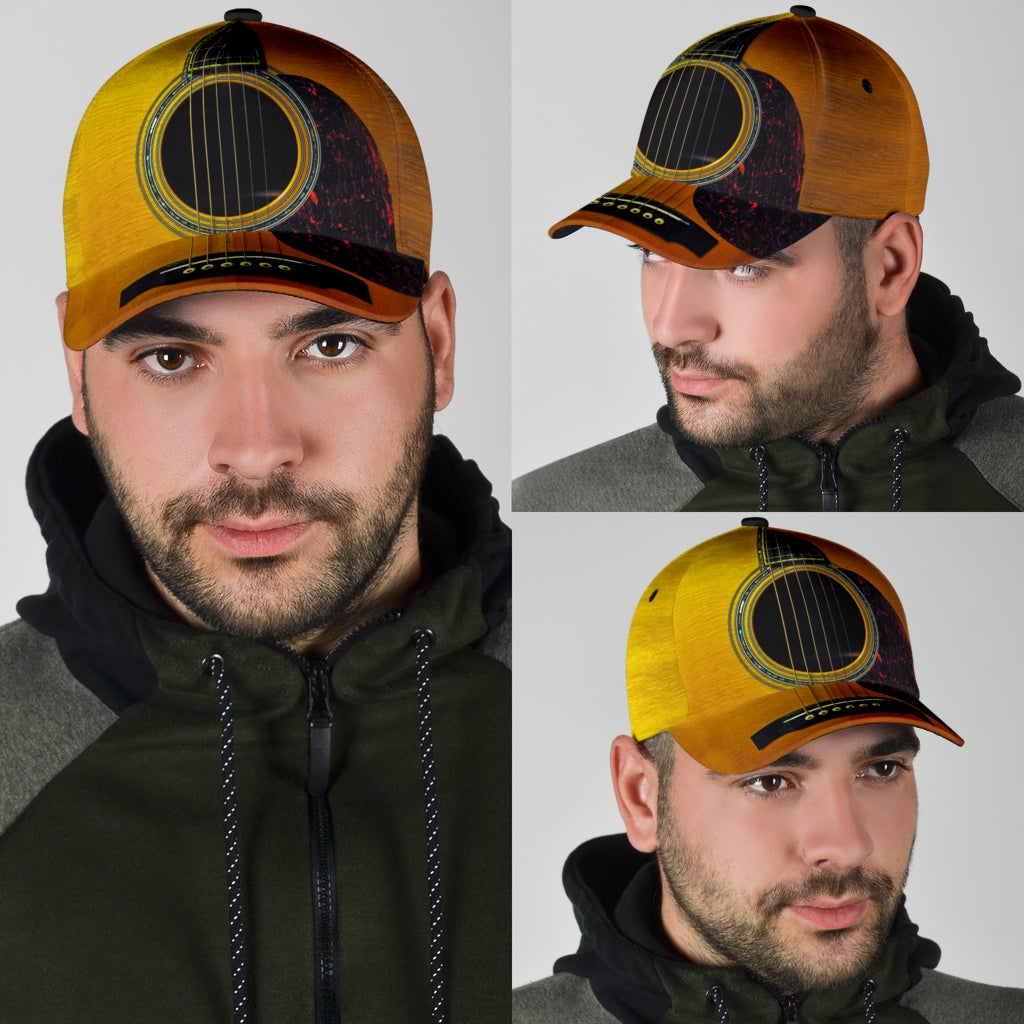 Guitar Gift Music Lover Style – Classic Cap