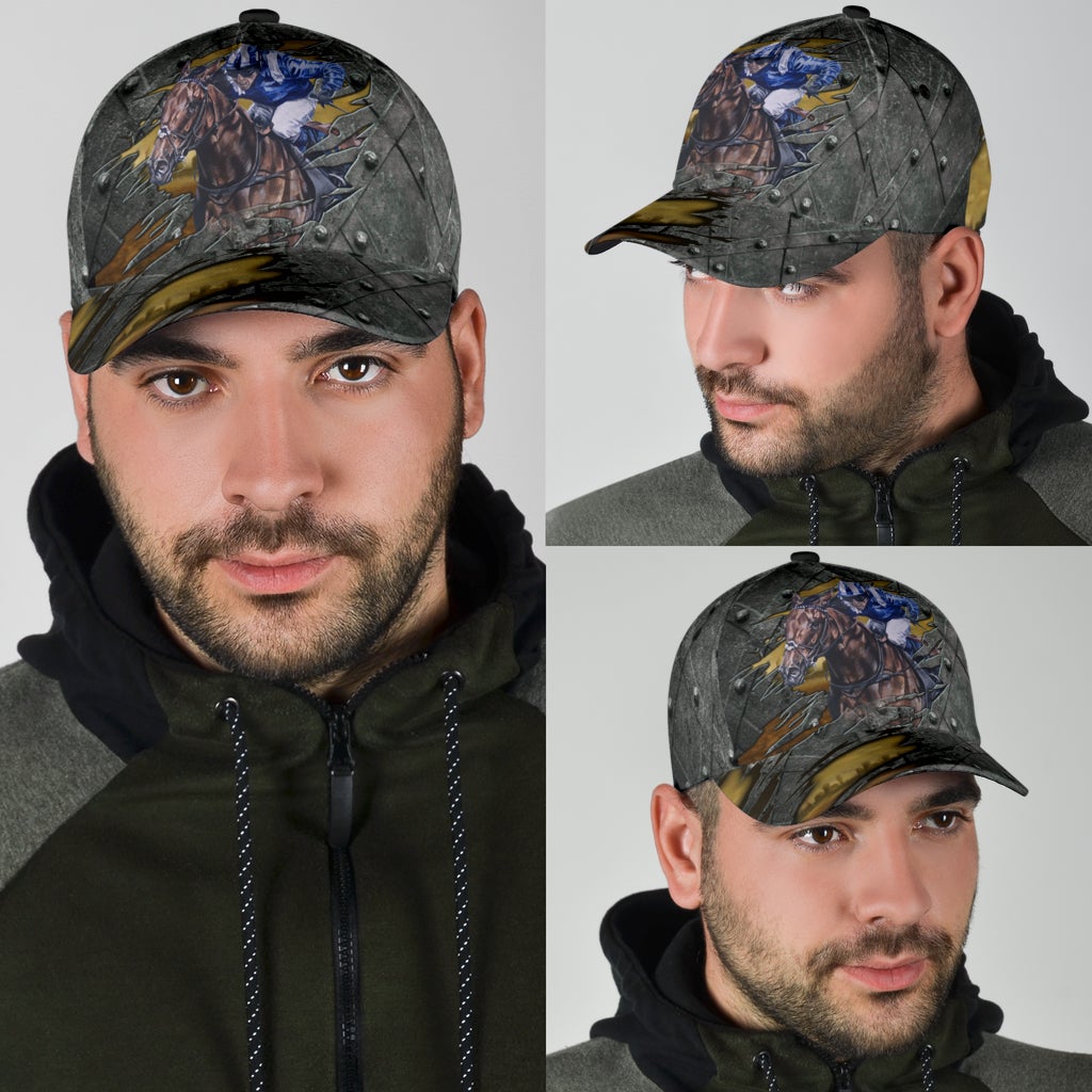 Horse Racing Crack Pattern – Classic Cap