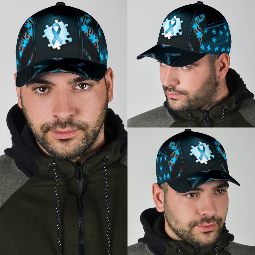 Autism Awareness Blue Support Style – Classic Cap