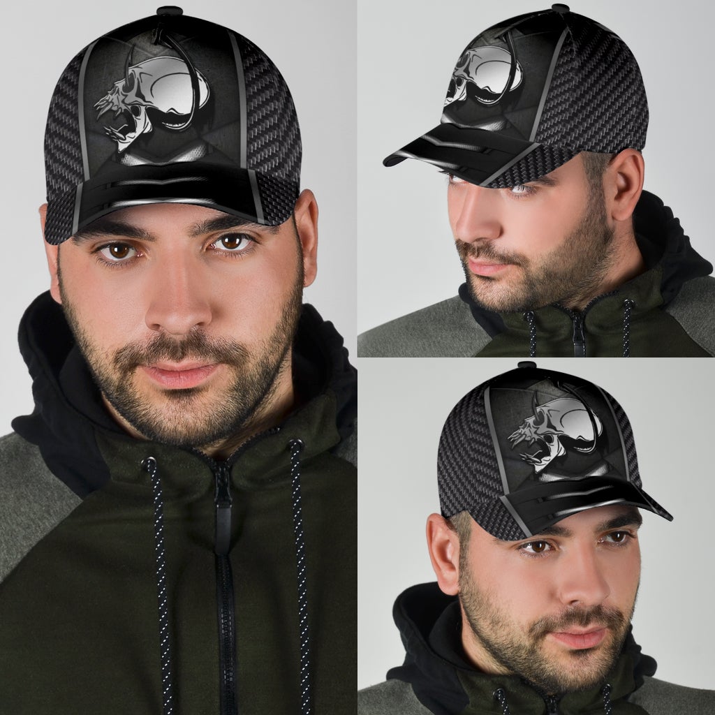 Metal Skull Fishing Hook – Classic Cap